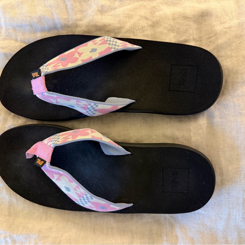 Teva Black and Pink Sandals